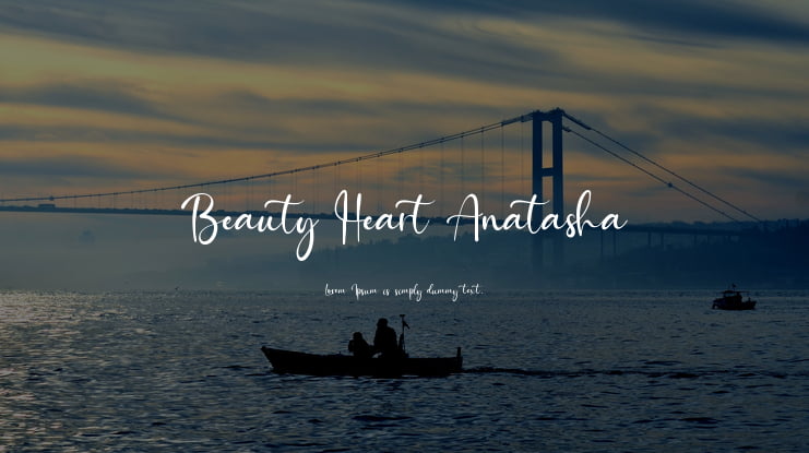 Beauty Heart Anatasha Font Family