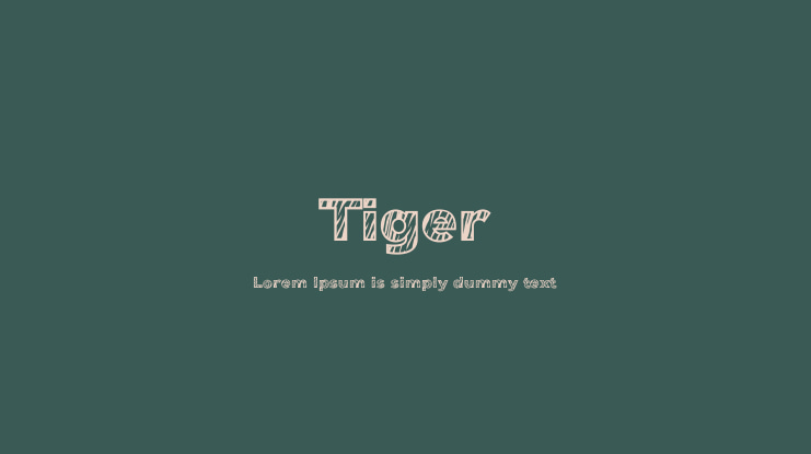 Tiger Font