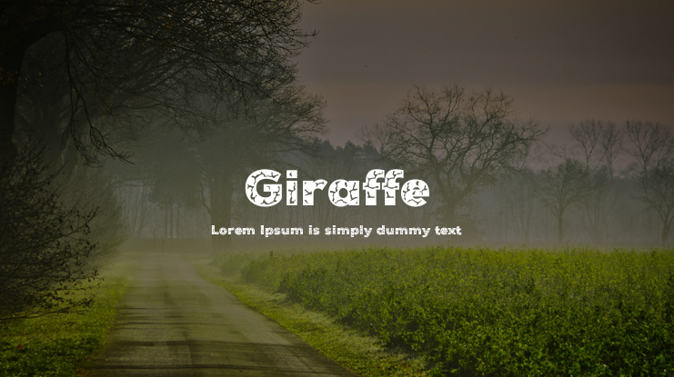 Giraffe Font
