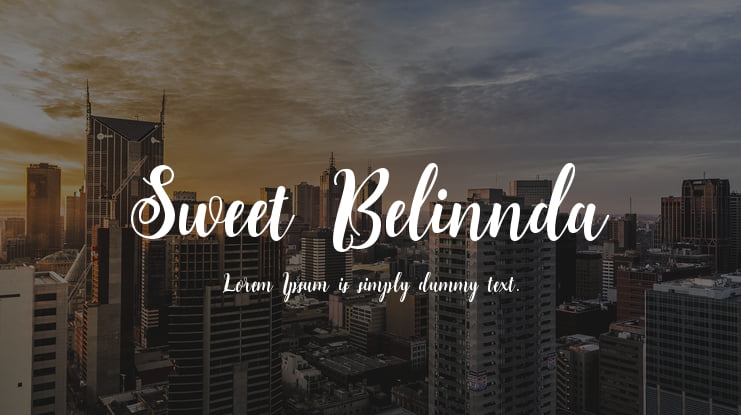 Sweet Belinnda Font Family