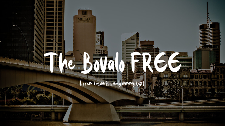 The Bovalo FREE Font