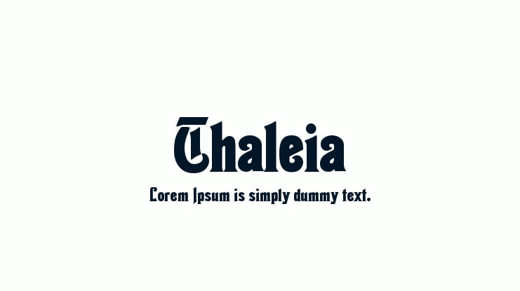 Thaleia Font