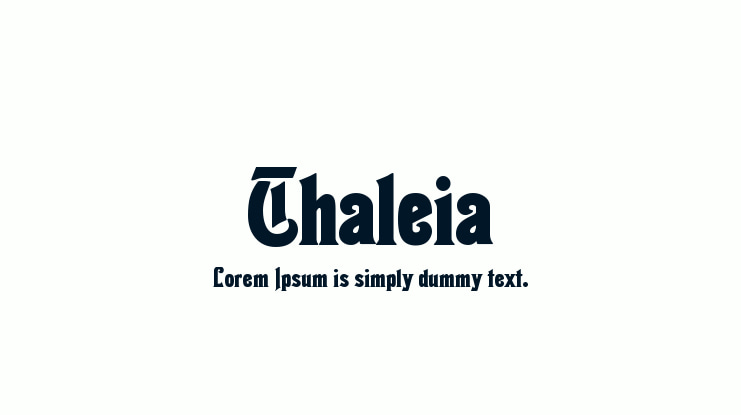 Thaleia Font