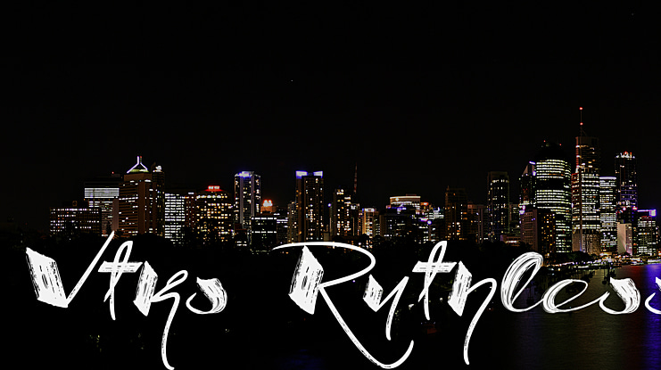 Vtks Ruthless Font