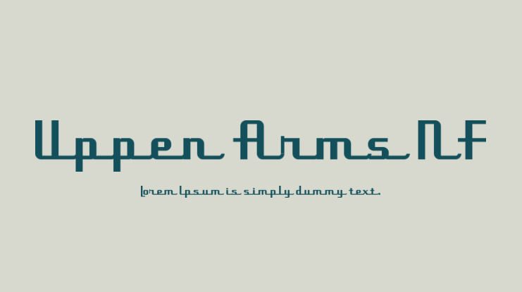 Uppen Arms NF Font