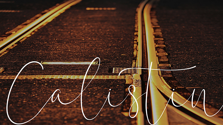 Calistin Font Family