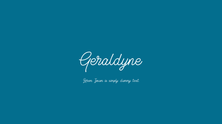 Geraldyne Font