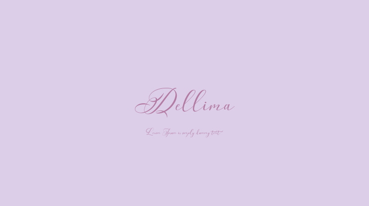 Dellima Font