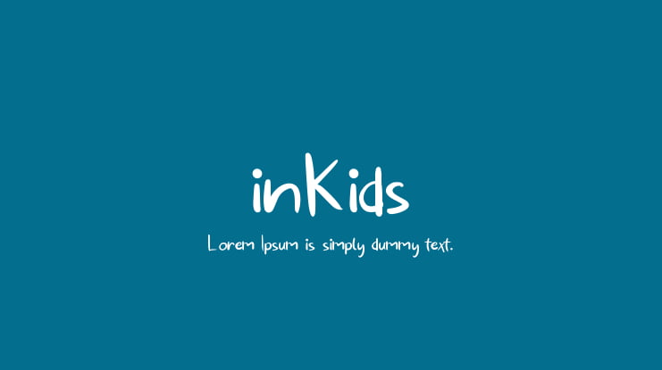 inKids Font