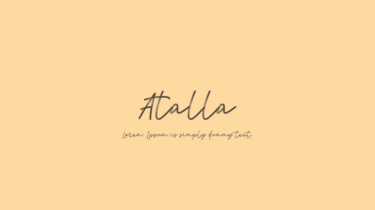 Atalla Font