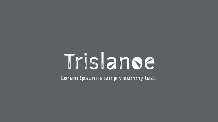 Trislanoe Font