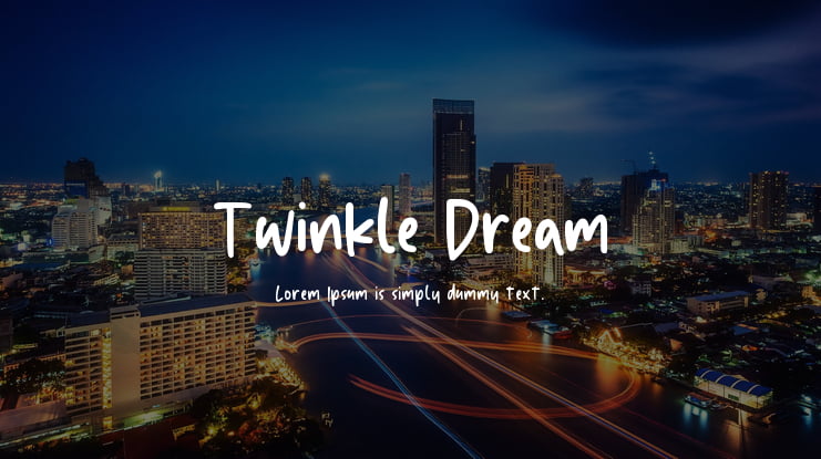 Twinkle Dream Font
