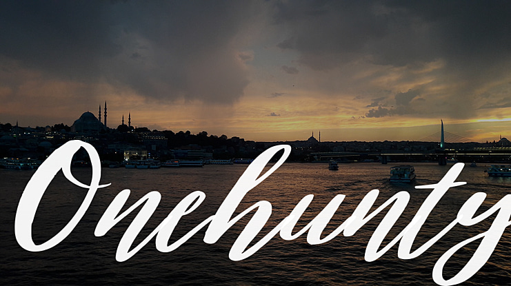Onehunty Font