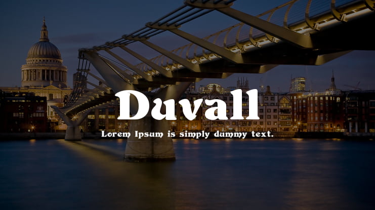 Duvall Font Family