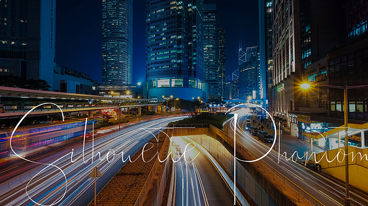 Silhouette Phantom Font