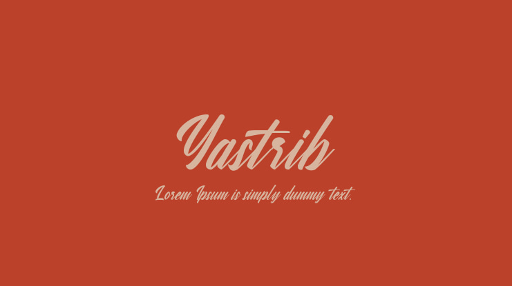 Yastrib Font