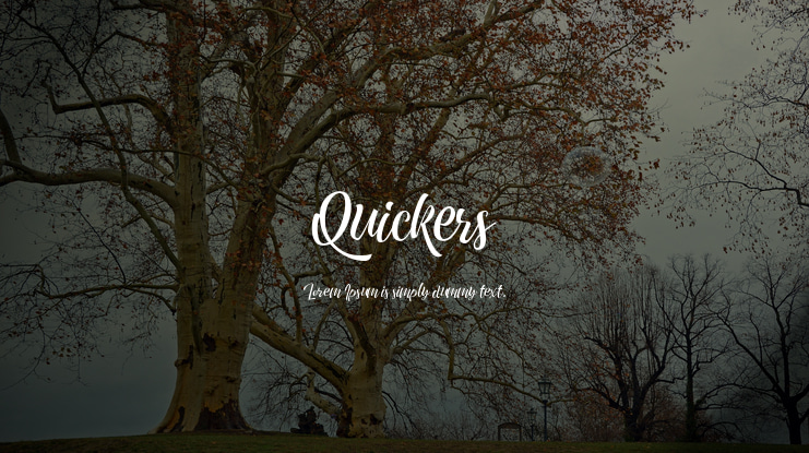 Quickers Font