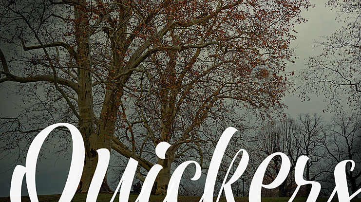 Quickers Font