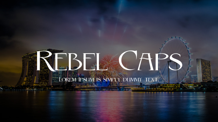 Rebel Caps Font Family