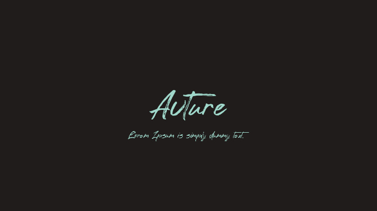 Avture Font