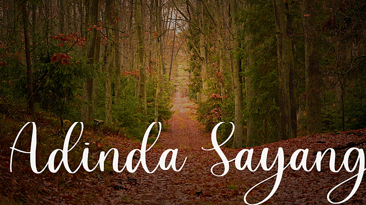 Adinda Sayang Font