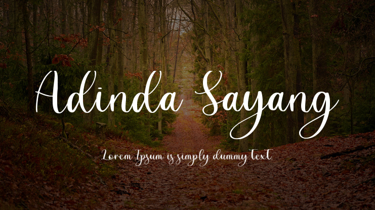 Adinda Sayang Font