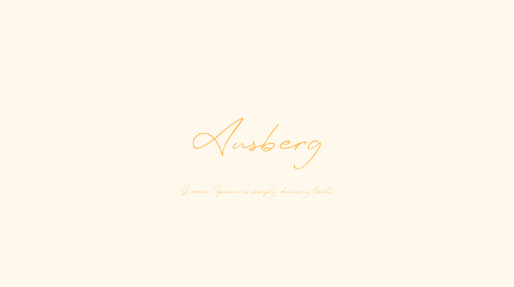 Ausberg Font