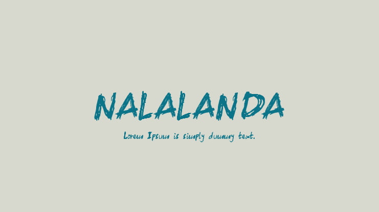 NALALANDA Font