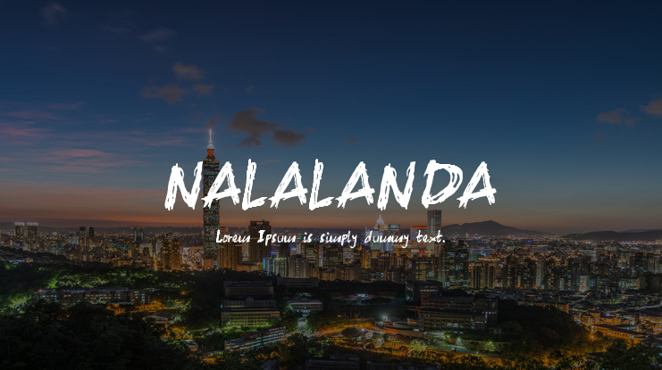 NALALANDA Font