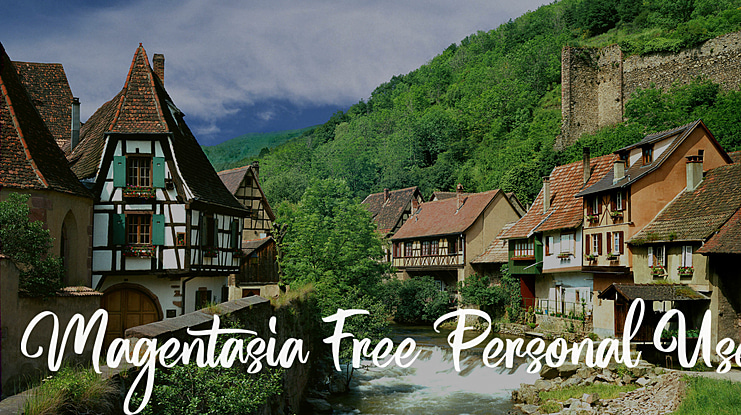 Magentasia Free Personal Use Font