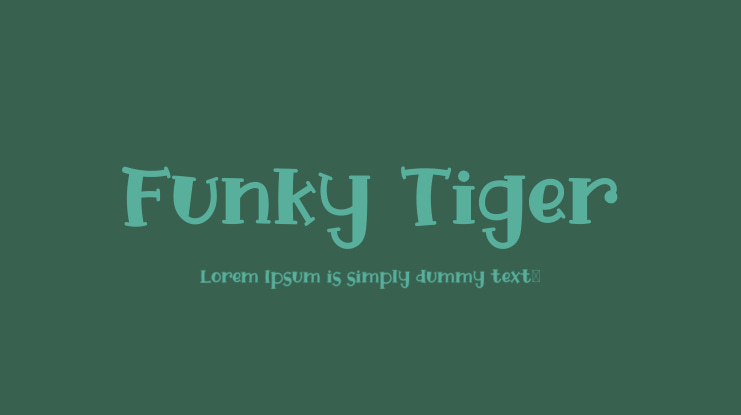 Funky Tiger Font