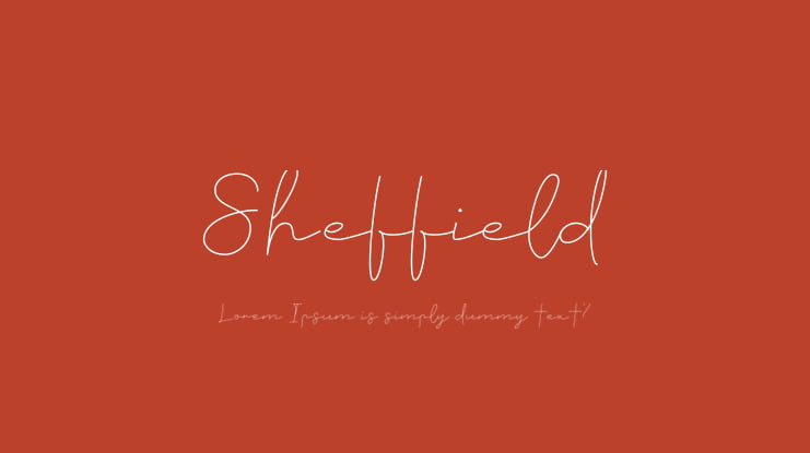 Sheffield Font