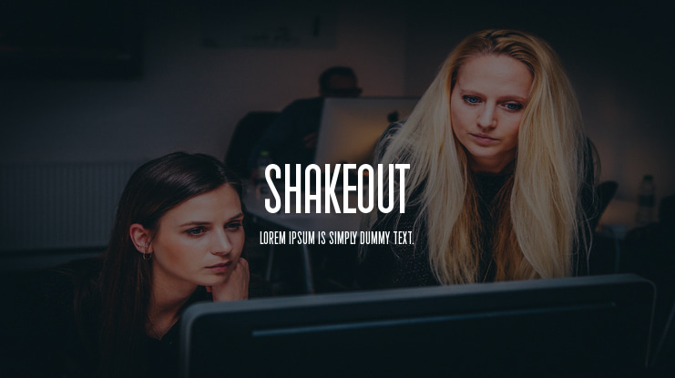 Shakeout Font
