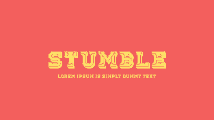 Stumble Font