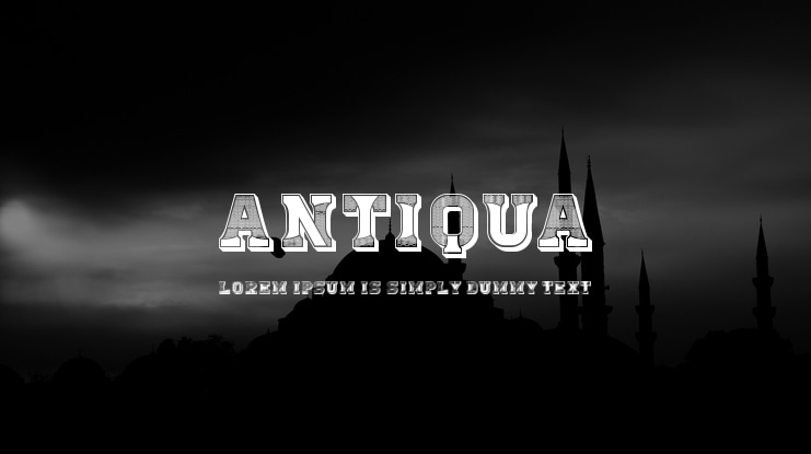 Antiqua Font