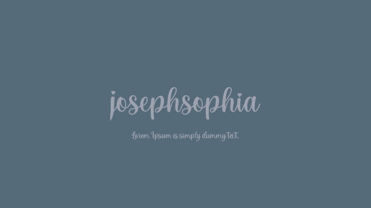 josephsophia Font
