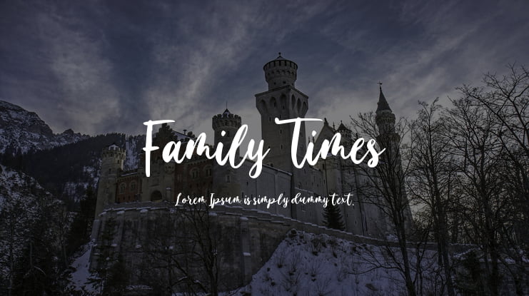 Family Times Font