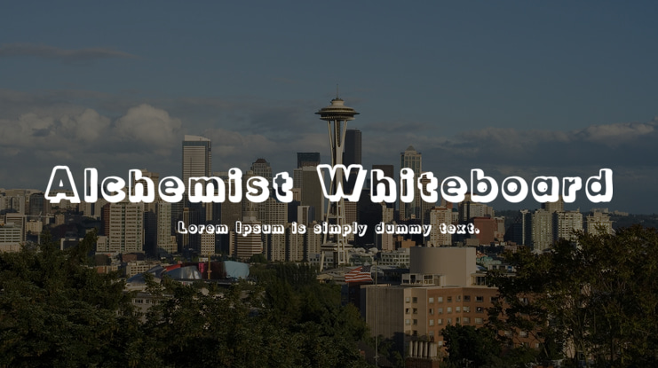Alchemist Whiteboard Font
