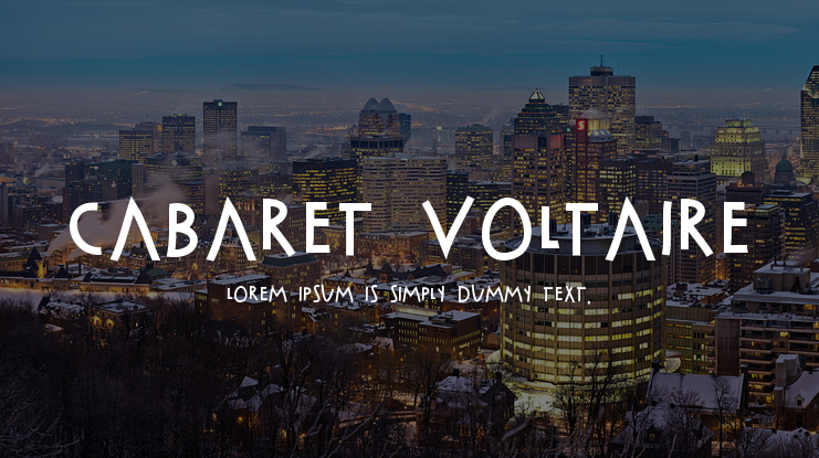 Cabaret Voltaire Font