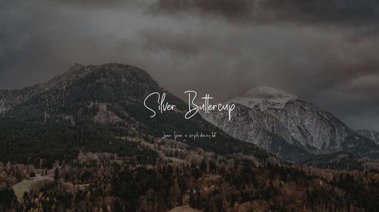 Silver Buttercup Font