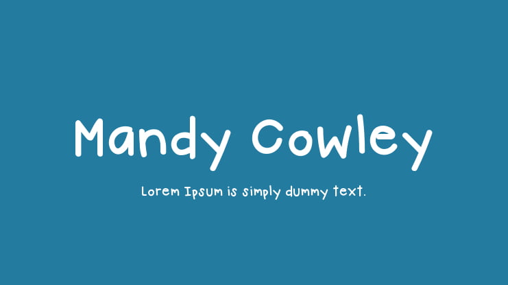 Mandy Cowley Font