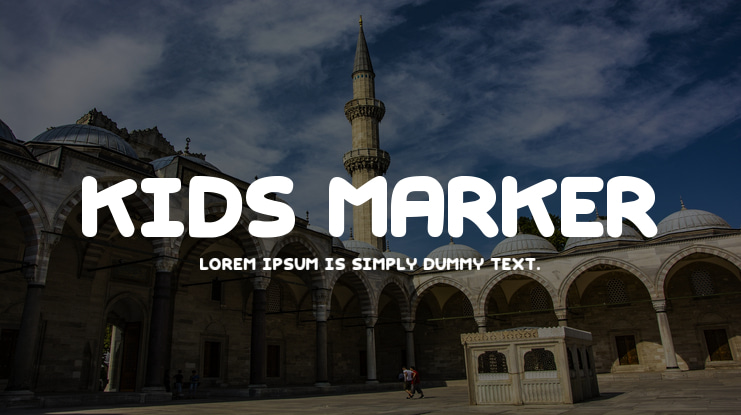 Kids Marker Font Family