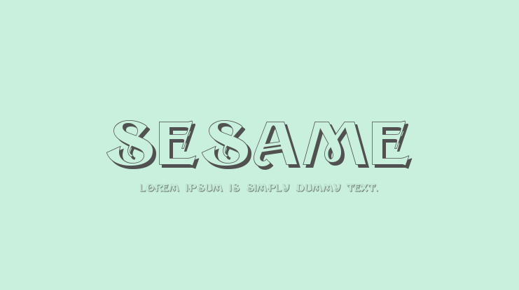 Sesame Font Family