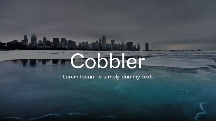 Cobbler Font Family