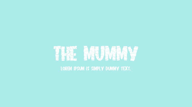 The Mummy Font