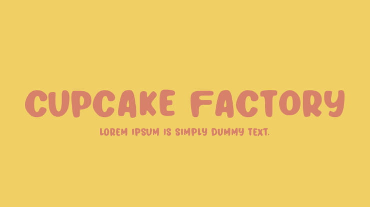 Cupcake Factory Font