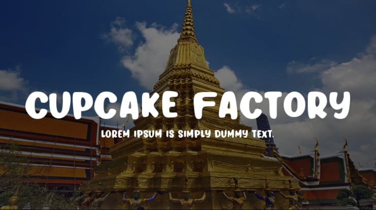 Cupcake Factory Font