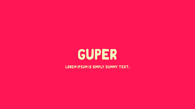 Guper Font