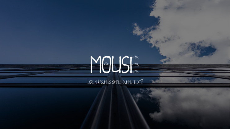MOUSE Font