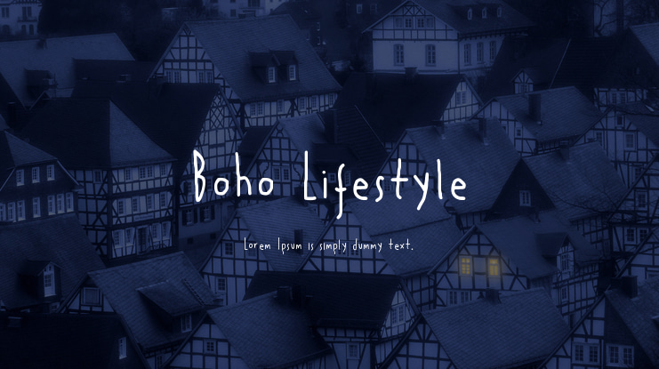 Boho Lifestyle Font